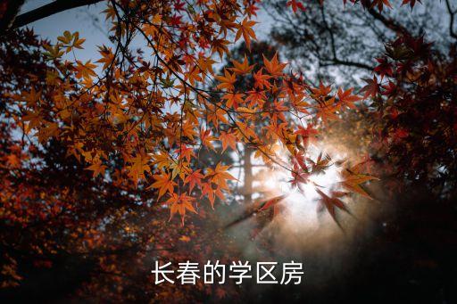 长春的学区房