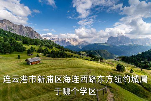 连云港市新浦区海连西路东方纽约城属于哪个学区