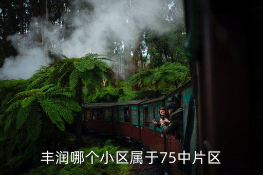 丰润哪个小区属于75中片区