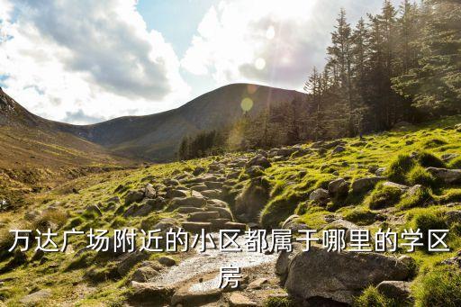 万达广场附近的小区都属于哪里的学区房