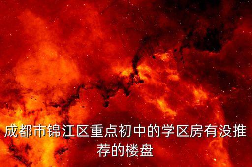 成都市锦江区重点初中的学区房有没推荐的楼盘