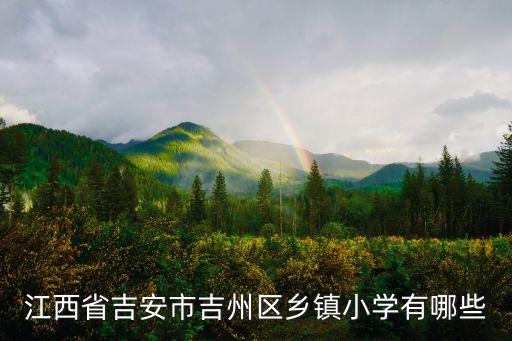 江西省吉安市吉州区乡镇小学有哪些
