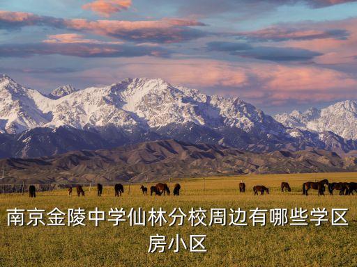 南京金陵中学仙林分校周边有哪些学区房小区