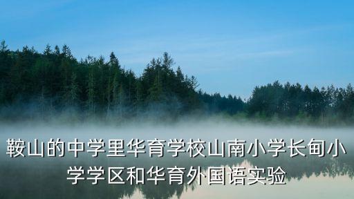 鞍山的中学里华育学校山南小学长甸小学学区和华育外国语实验