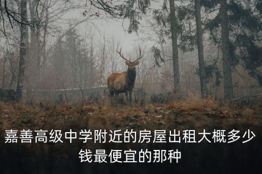 嘉善哪个学区房比较好租，嘉善租房网