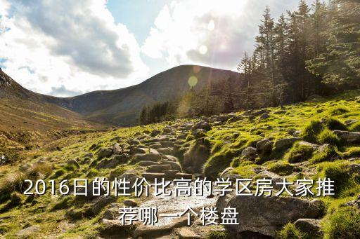 2016日的性价比高的学区房大家推荐哪一个楼盘