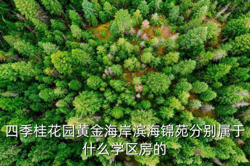 四季公馆属于哪个学区房，求教学区房是怎么划分的