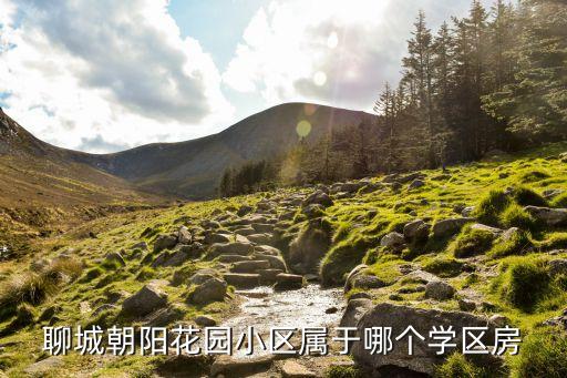 聊城朝阳花园小区属于哪个学区房