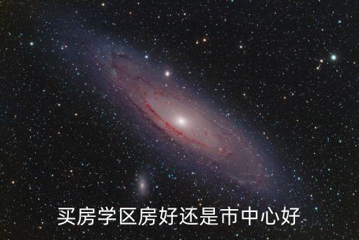 买房学区房好还是市中心好