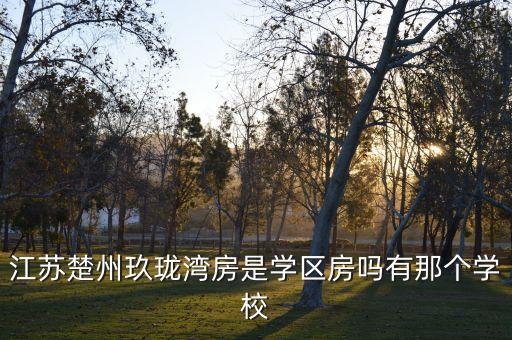 江苏楚州玖珑湾房是学区房吗有那个学校
