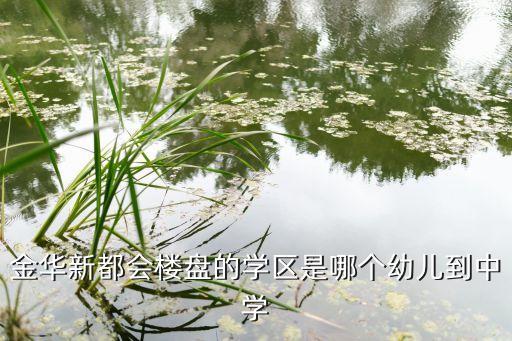 金华哪些房子是学区房，想去金华买学区房请问哪个小区的小学和中学的学区比较好最好