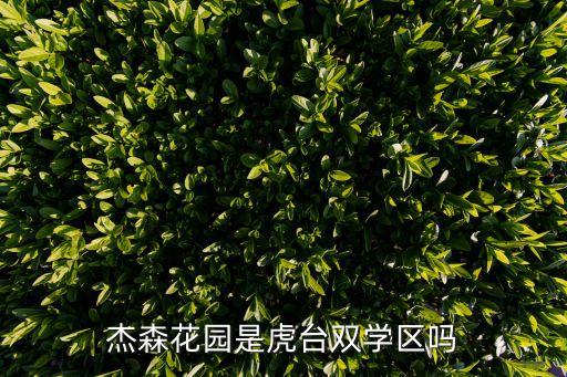 杰森花园是虎台双学区吗
