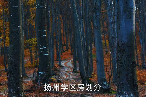 扬州学区房划分
