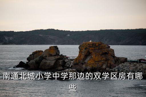 南通北城小学中学那边的双学区房有哪些