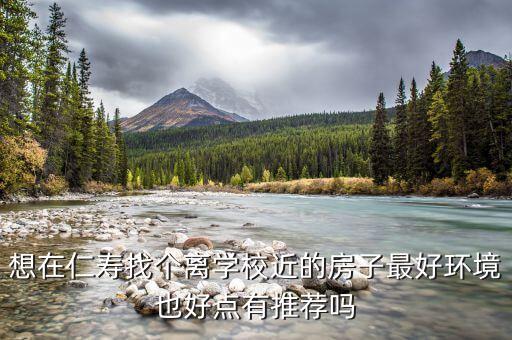 仁寿哪些是学区房，想在仁寿找个离学校近的房子最好环境也好点有推荐吗