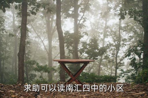 求助可以读南汇四中的小区