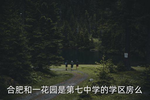 合肥和一花园是第七中学的学区房么