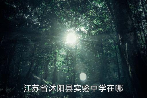江苏省沭阳县实验中学在哪