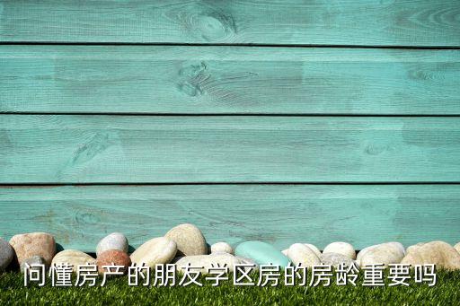 问懂房产的朋友学区房的房龄重要吗