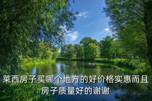 莱西哪个学区房最好，莱西房子买哪个地方的好价格实惠而且房子质量好的谢谢