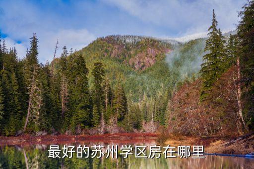 最好的苏州学区房在哪里