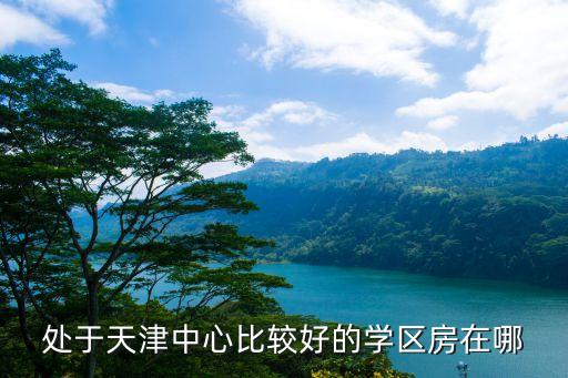 处于天津中心比较好的学区房在哪