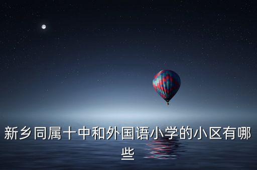 新乡北区学区房有哪些，我想在东区买套学区房对新乡学区分布不太了解能帮忙推荐一家比
