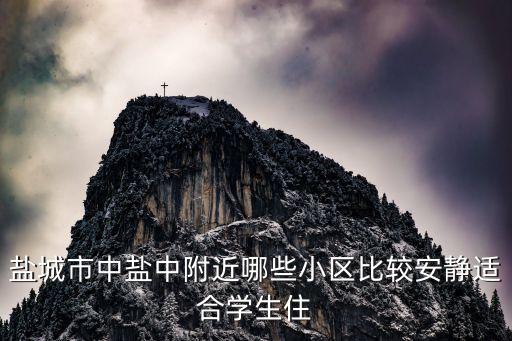 盐城市中盐中附近哪些小区比较安静适合学生住