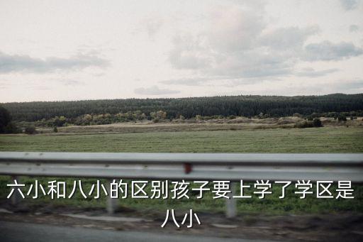 六小和八小的区别孩子要上学了学区是八小
