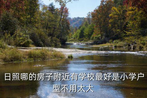 日照哪的房子附近有学校最好是小学户型不用太大