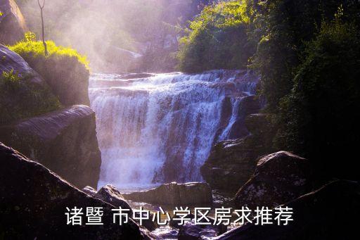 诸暨 市中心学区房求推荐