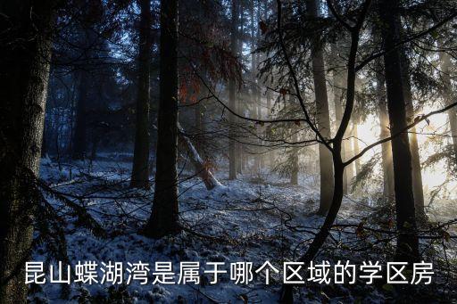 昆山蝶湖湾是属于哪个区域的学区房