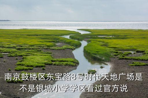 南京鼓楼区东宝路8号时代天地广场是不是银城小学学区看过官方说