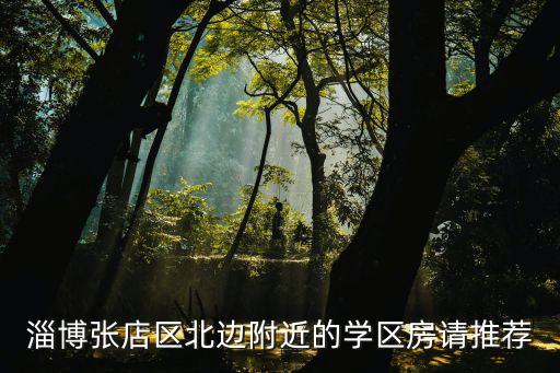淄博张店区北边附近的学区房请推荐