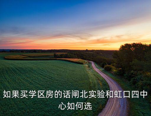 如果买学区房的话闸北实验和虹口四中心如何选
