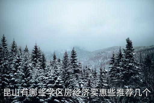 昆山学区好房有哪些，昆山有哪些经纪实惠的学区房