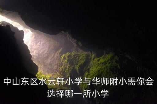 中山东区水云轩小学与华师附小需你会选择哪一所小学