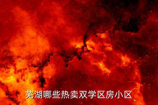 芜湖哪些热卖双学区房小区