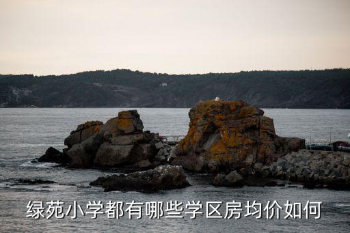 绿苑小学都有哪些学区房均价如何