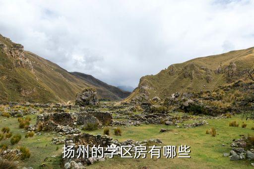 扬州的学区房有哪些