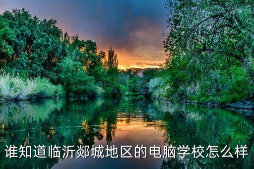谁知道临沂郯城地区的电脑学校怎么样