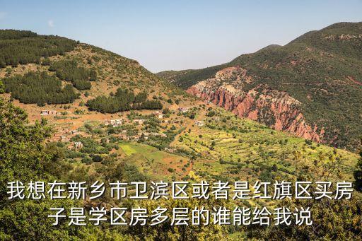 我想在新乡市卫滨区或者是红旗区买房子是学区房多层的谁能给我说
