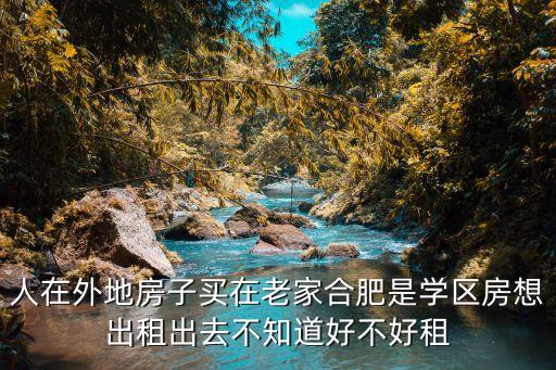 人在外地房子买在老家合肥是学区房想出租出去不知道好不好租