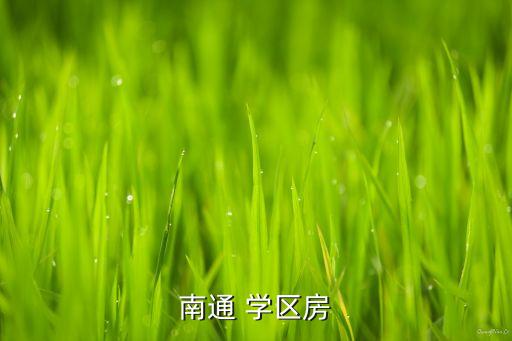 南通 学区房