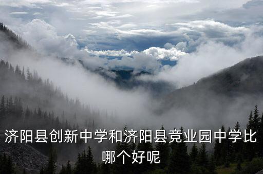 济阳县创新中学和济阳县竞业园中学比哪个好呢