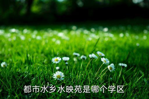 都市水乡水映苑是哪个学区