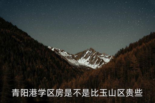 青阳港学区房哪个好，学区房到底买哪好了