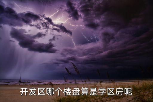 开发区哪个楼盘算是学区房呢
