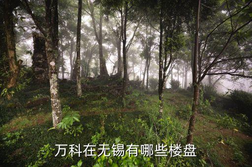 万科在无锡有哪些楼盘