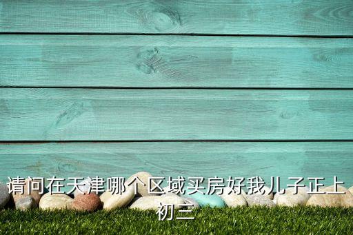 天津买学区房 哪个区好呢，天津现在最好的学区房大概在哪里